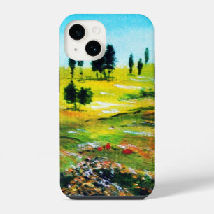TUSCANY LANDSCAPE WITH POPPIES iPhone 14 CASE