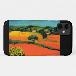 TUSCANY LANDSCAPE WITH SUNFLOWERS iPhone 11 CASE