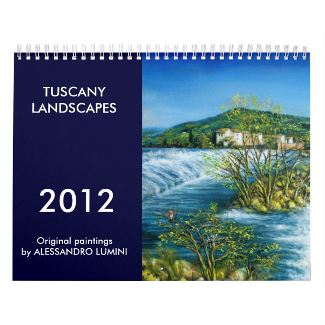 TUSCANY LANDSCAPES 2012 CALENDAR (Cover)