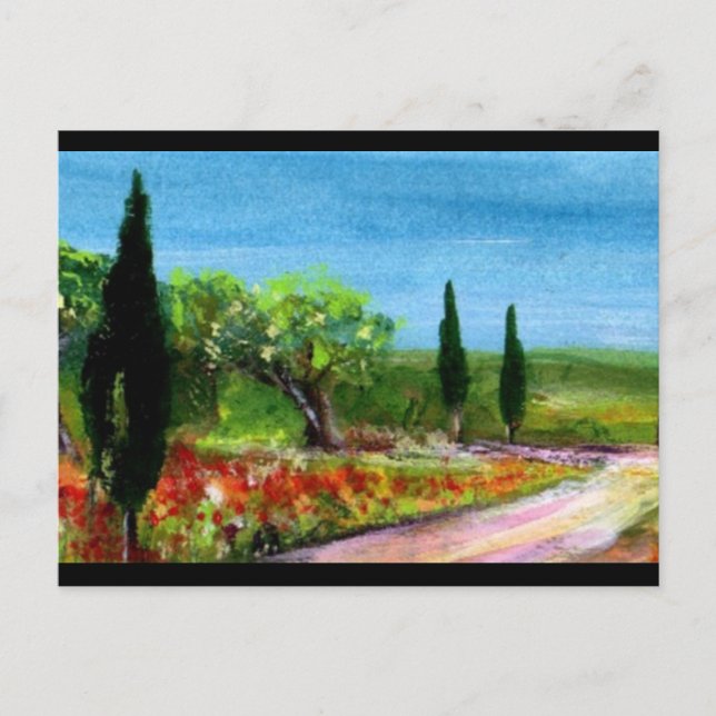 TUSCANY LANDSCAPES POSTCARD (Front)