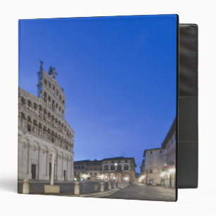 Tuscany, Lucca, Piazza San Michele at Dawn Binder