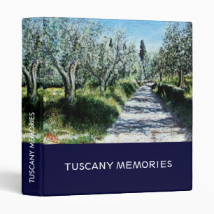 TUSCANY MEMORIES - OLIVE TREES fv Binder