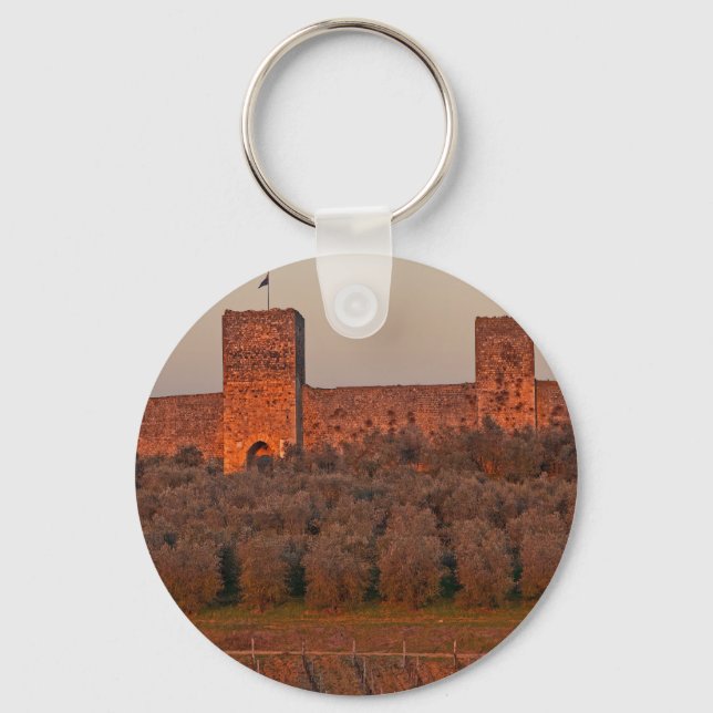 Tuscany - Monteriggioni Keychain (Front)