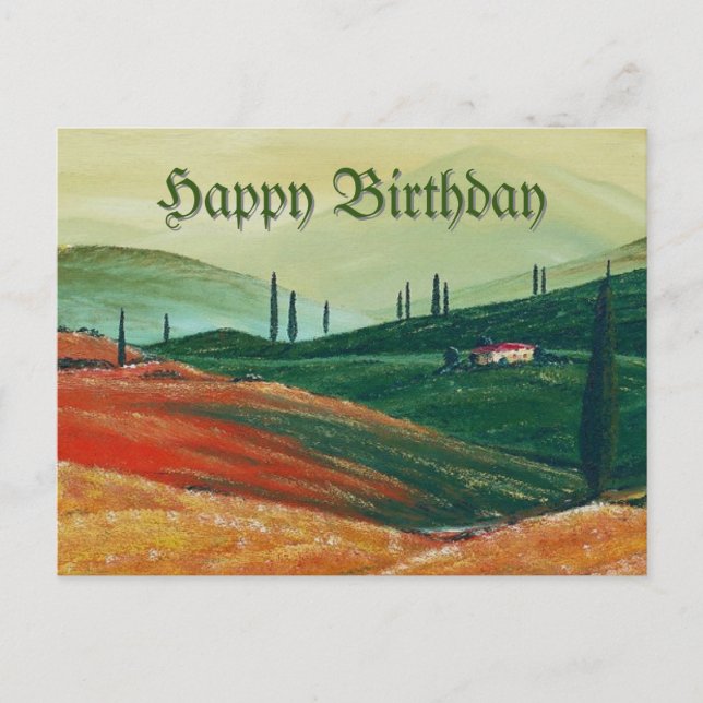 Tuscany Postcard (Front)