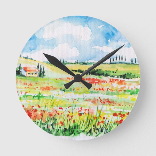 Tuscany Round Clock (Front)