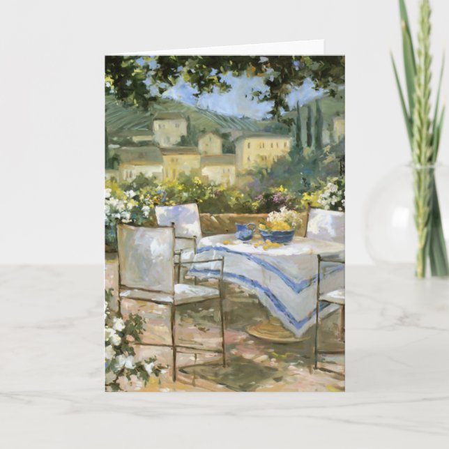 Tuscany Terrace Card (Front)