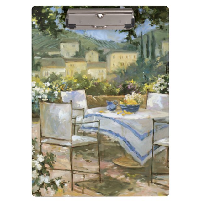 Tuscany Terrace Clipboard (Front)