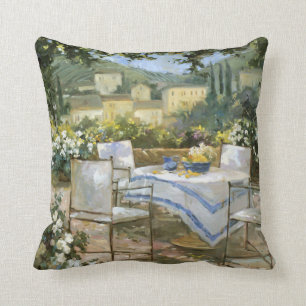Tuscany Terrace Throw Pillow