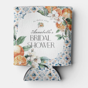 Tuscany Tile Italian Bridal Shower Favour Barware Can Cooler