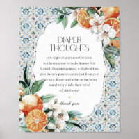 Tuscany Tile Italian Diaper Thoughts Baby Shower