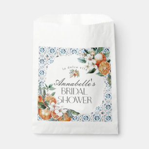 Tuscany Tile Tuscan Bridal Shower Dessert Favour Bag