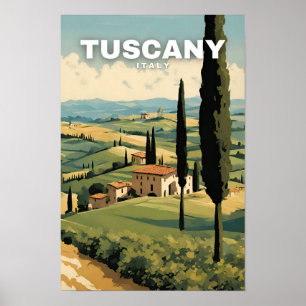 Tuscany Travel Poster