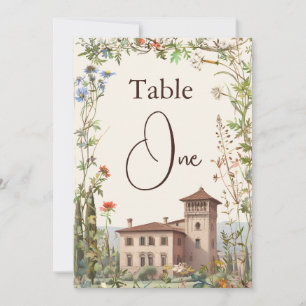 Tuscany Watercolor Italy Destination Wedding