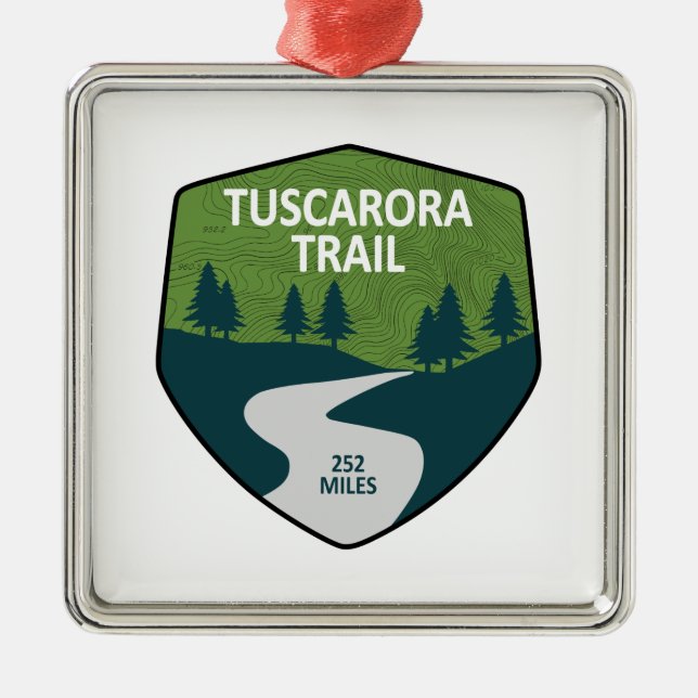 Tuscarora Trail Metal Ornament (Front)