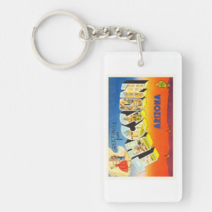 Tuscon Arizona AZ Old Vintage Travel Souvenir Keychain