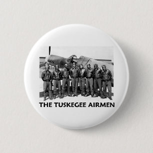 Tuskegee Airmen 2 Inch Round Button