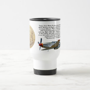 TUSKEGEE AIRMEN COIN TRAVEL MUG