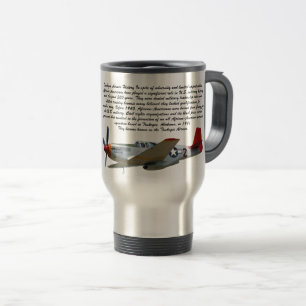 TUSKEGEE AIRMEN COIN TRAVEL MUG