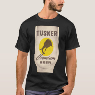 Tusker Premium Beer Retro Defunct Breweriana T-Shirt