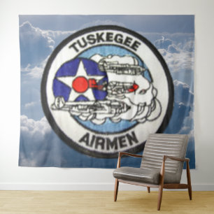 TUSKGEE AIRMEN PHOTO-BACKDROP TAPESTRY