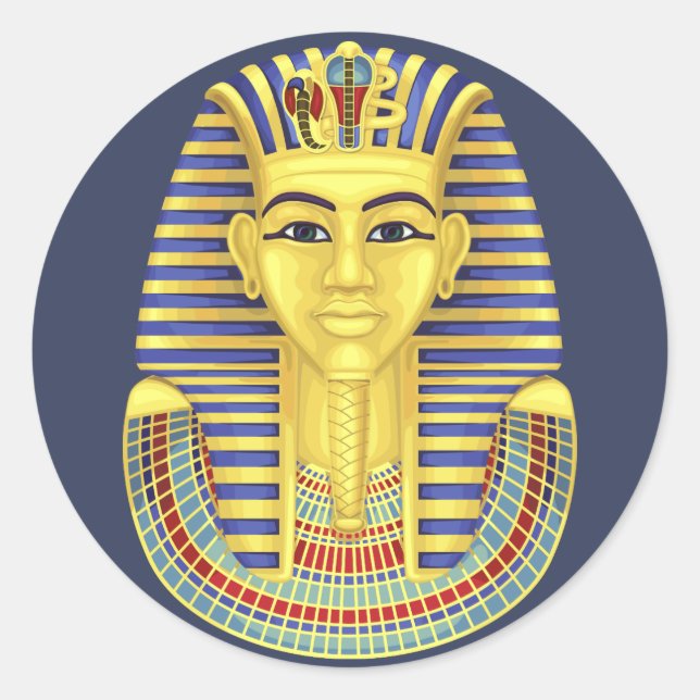 Tut Tut Tut Pharaoh Classic Round Sticker (Front)