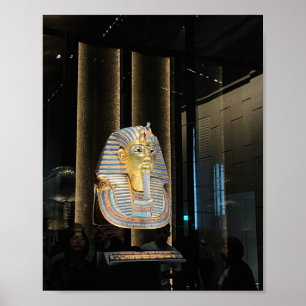 Tutankhamen golden mask   Ancient Egypt pharaoh  Poster