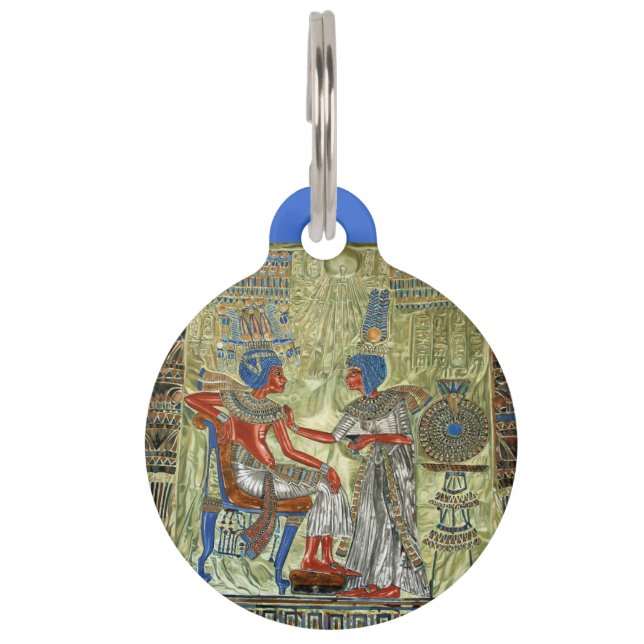 Tutankhamon’s Throne Pet Tag (Front)