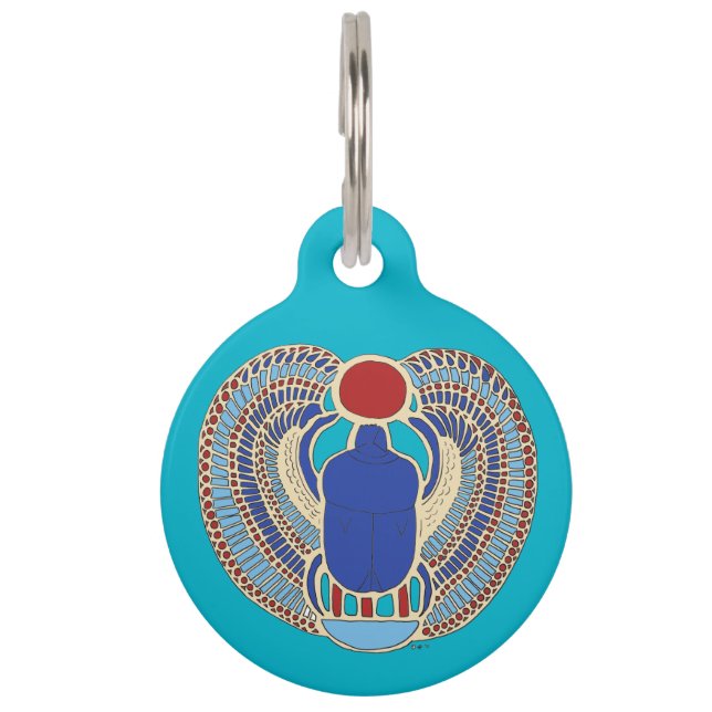 Tutankhamon's Hieroglyph Pet Tag (Front)