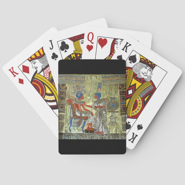 Tutankhamon's Throne Playing Cards (Back)