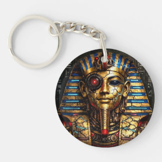 Tutankhamun 2.0: The Cyber King Keychain