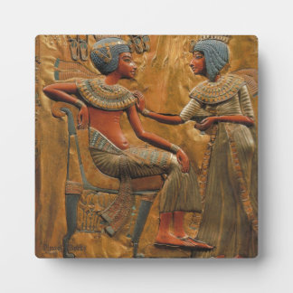 Tutankhamun and Ankhesenamun Plaque