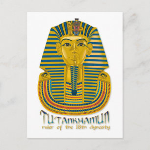 Tutankhamun mommy, the ancient King Tut of Egypt Postcard