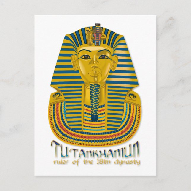 Tutankhamun mommy, the ancient King Tut of Egypt Postcard (Front)