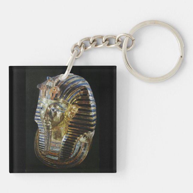 Tutankhamun’s Golden Mask Keychain (Back)