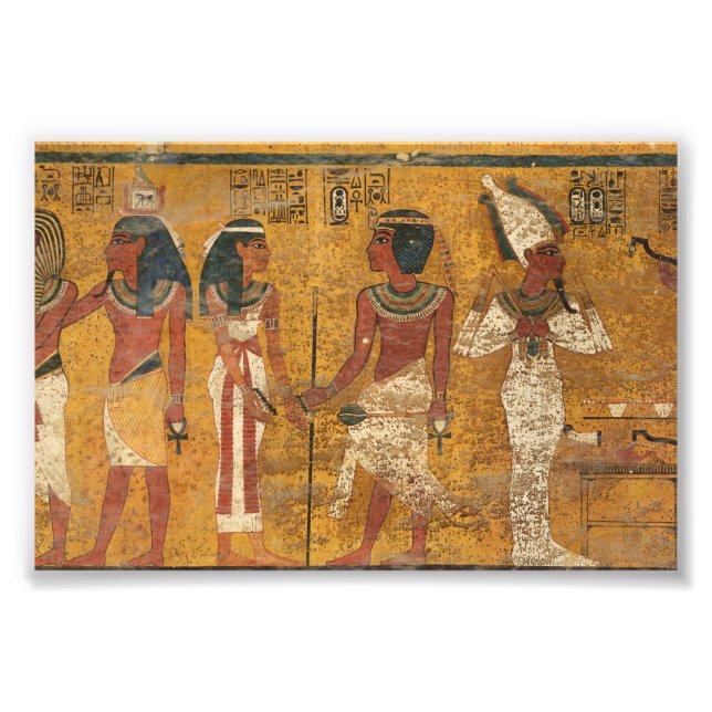 Tutankhamun Tomb, North Wall by Egyptian History Photo Print (Front)