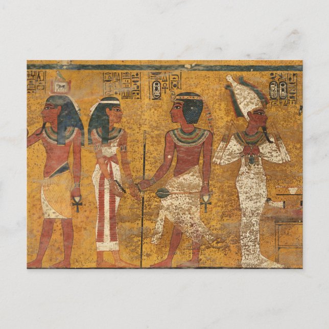 Tutankhamun Tomb, North Wall Postcard (Front)