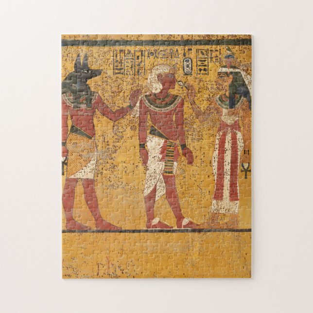 Tutankhamun Tomb, South Wall by Egyptian History Jigsaw Puzzle (Vertical)