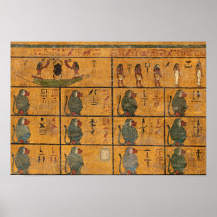 Tutankhamun Tomb, West Wall by Egyptian History Poster