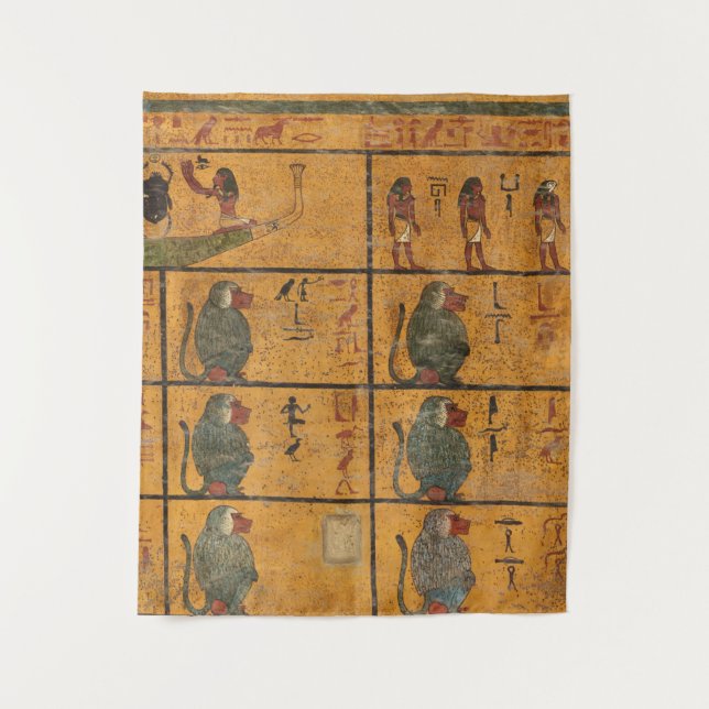Tutankhamun Tomb, West Wall Tapestry (Front)