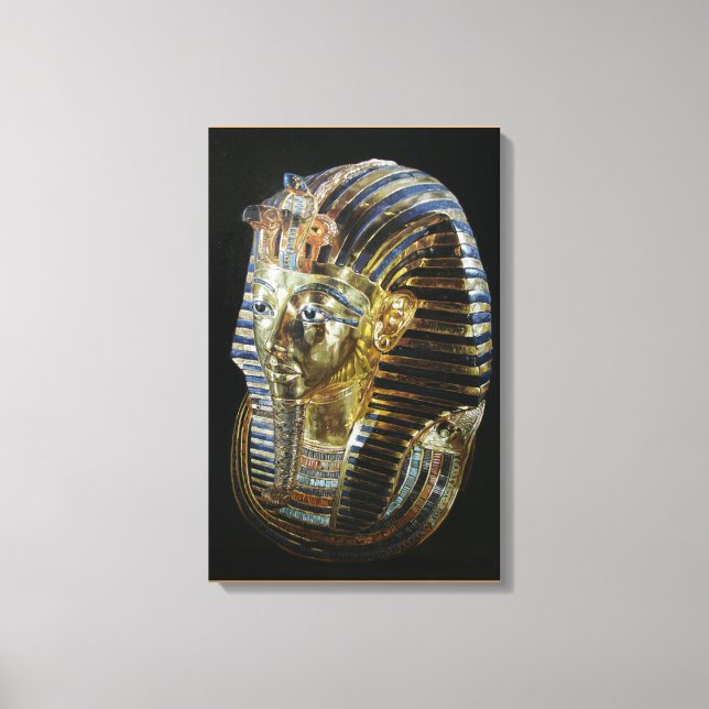 Tutankhamun's Golden Mask Canvas Print (Front)