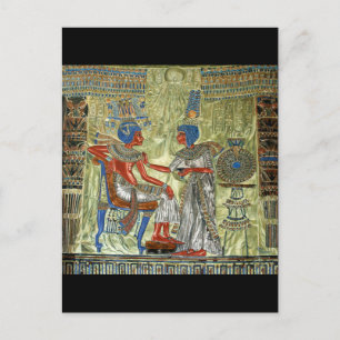 Tutankhamun's Throne Postcard