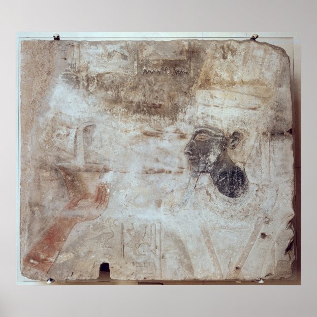 Tuthmosis III  offering incense to the god, Poster (Front)