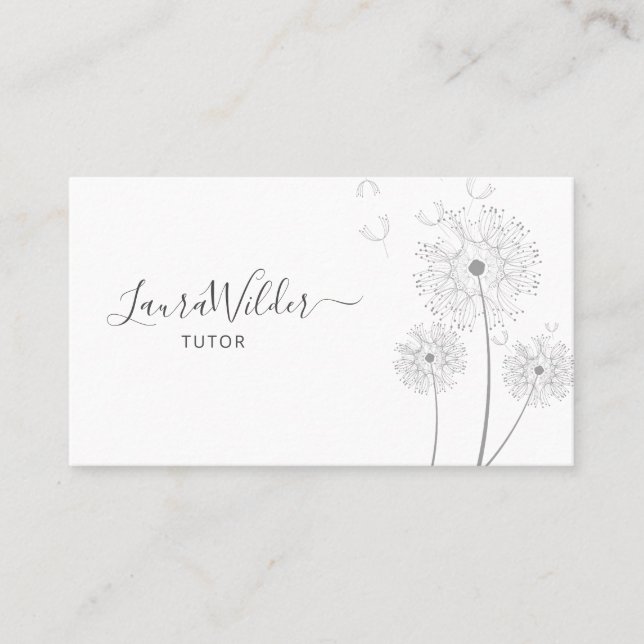 Tutor Business Card (Front)