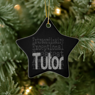 Tutor Extraordinaire Ceramic Ornament