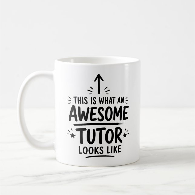 Tutor Gift for Math and STEM Teacher Coffee Mug (Left)