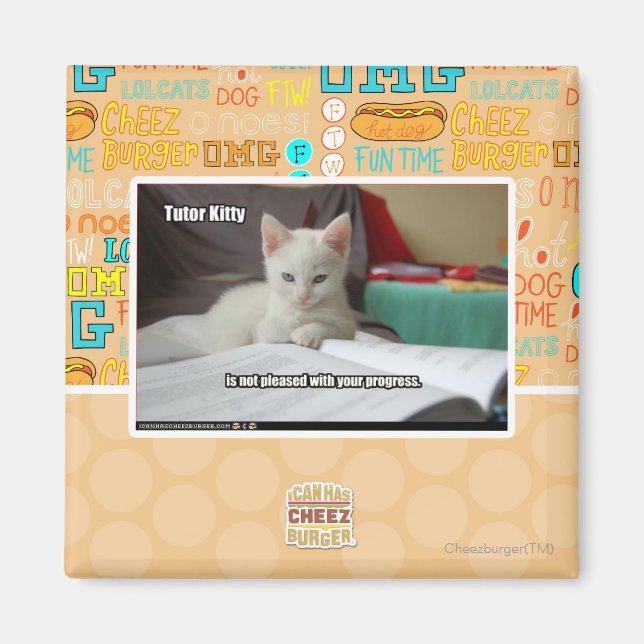 Tutor Kitty Magnet (Front)