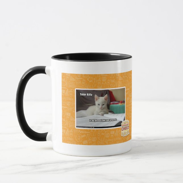 Tutor Kitty Mug (Left)