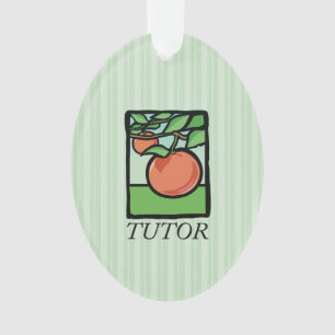 Tutor, Teacher Thank You, Apple Ornament