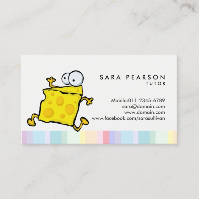 Tutor Tuition Tutoring Business Card (Front)