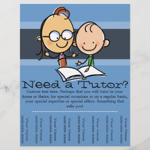 Tutor.Tutoring.Customizable advertising Flyer